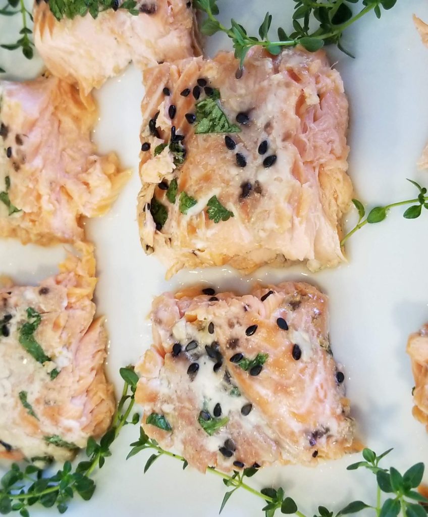 Salmon paired Sauvignon Blanc