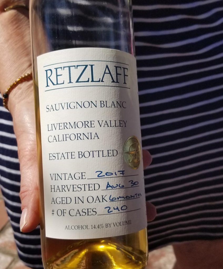 2017 Sauvignon Blanc from Retzlaff Winery