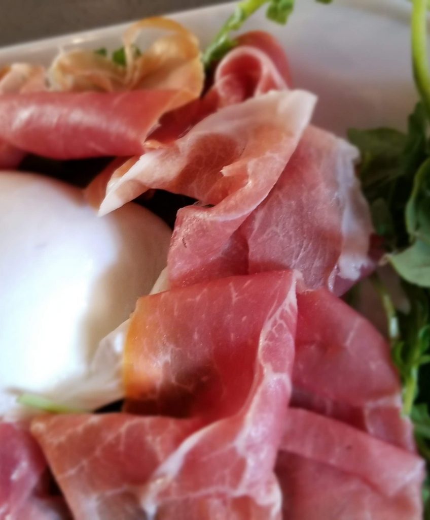 Burrata imported from Italy