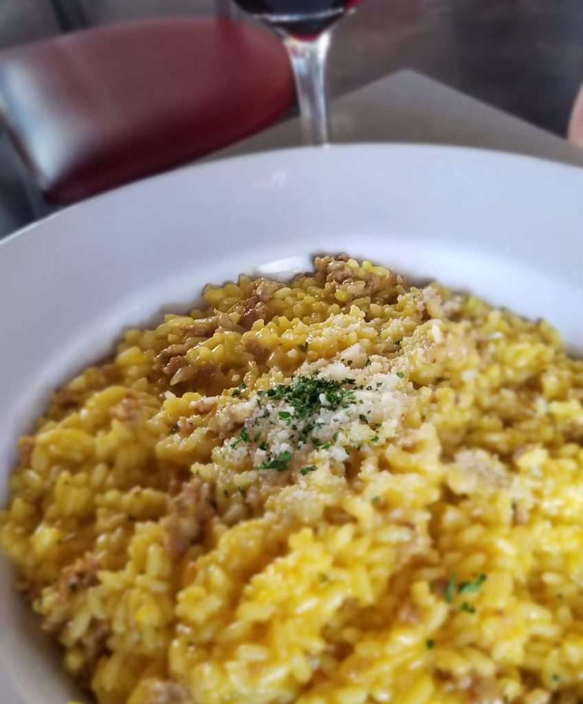 Mushroom and Sausage Risotto