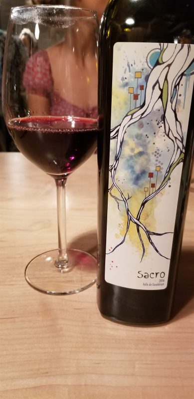 Sacro wine a Cab/Merlot Blend