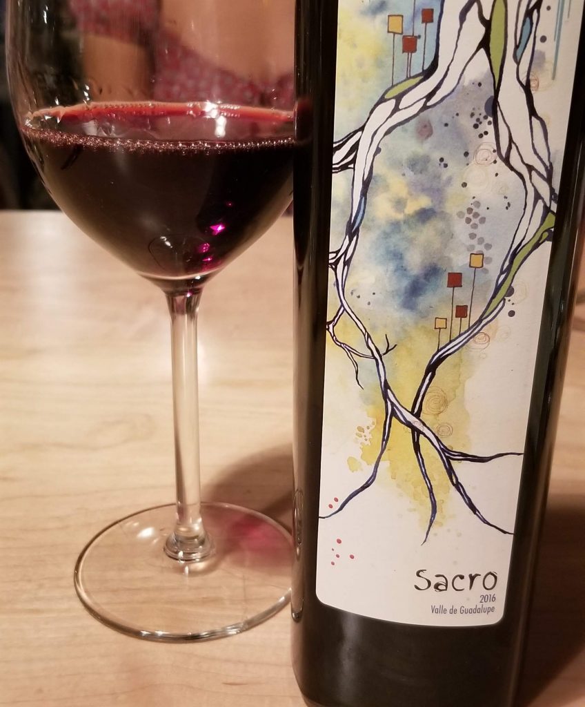 Sacro wine a Cab/Merlot Blend