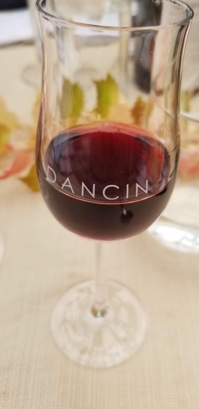 Glass of 2017 Septette Pinot Noir