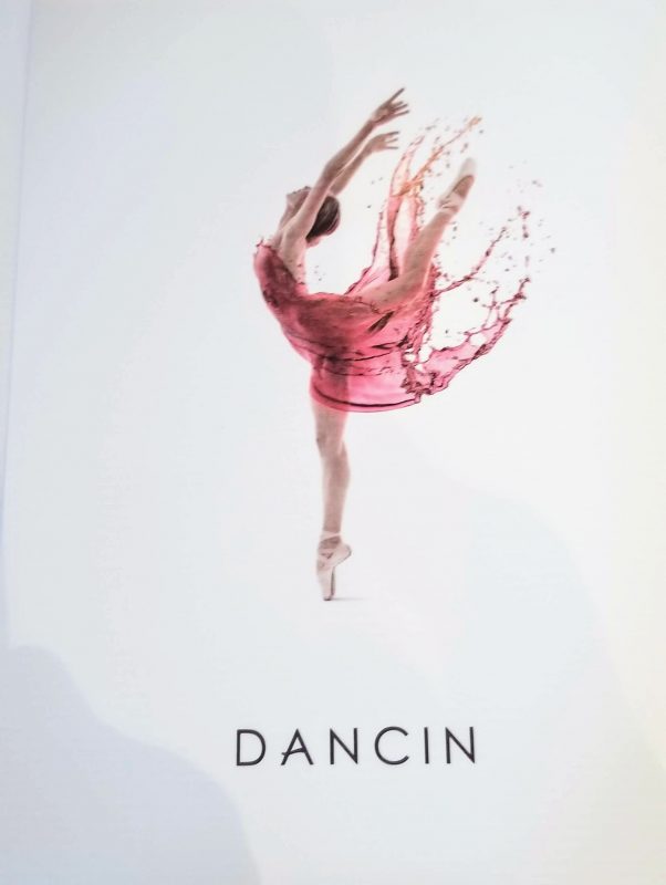 Lovely labels reflecting dance and wine