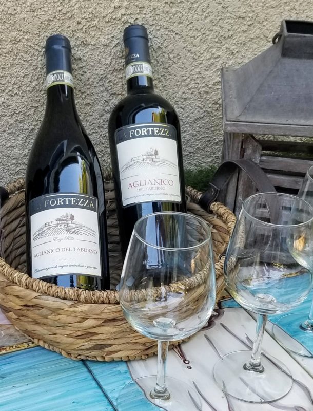 Two Aglianicos from La Fortezza Winery