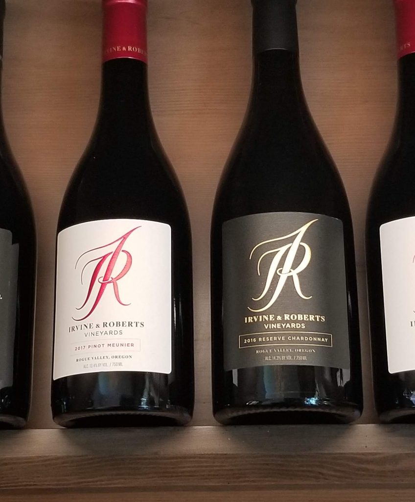Irvine and Roberts wines