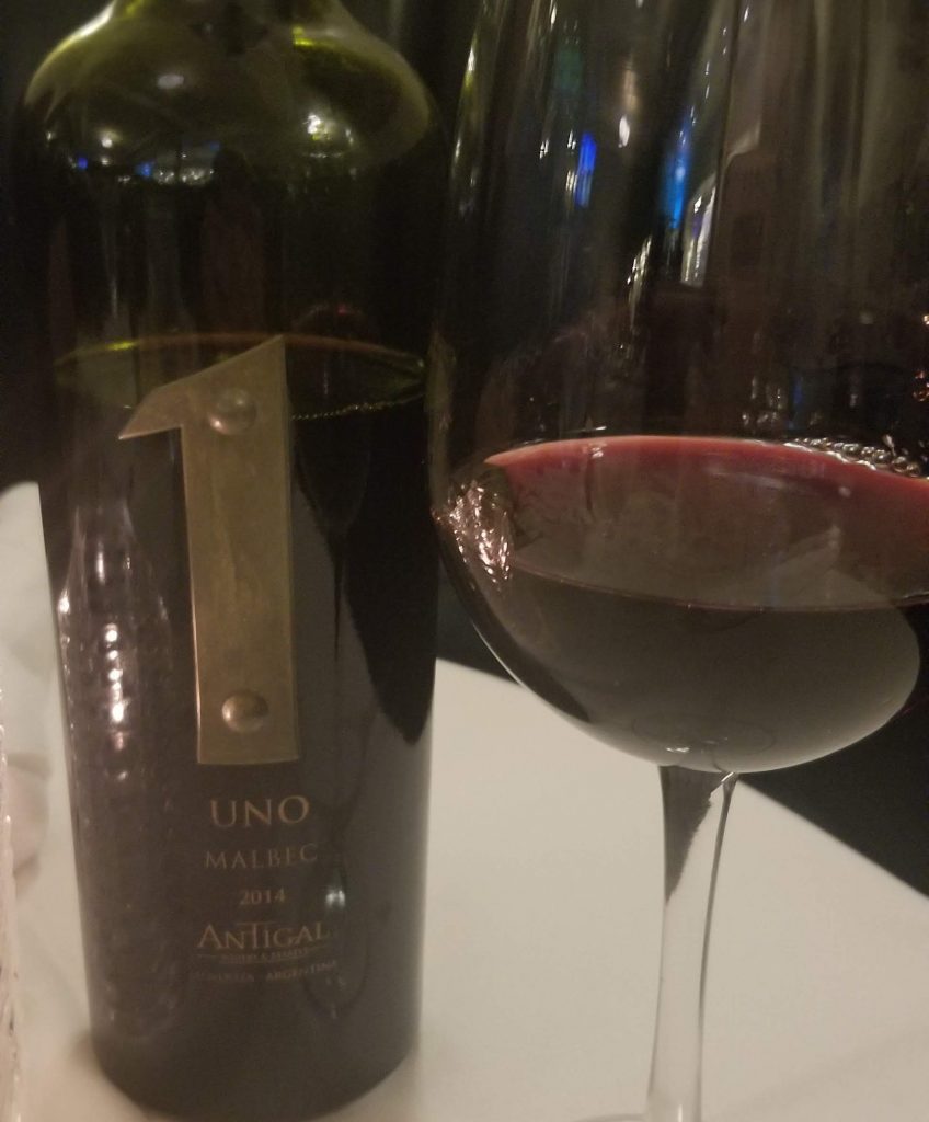 Argentinian Malbec was delicious with all meats