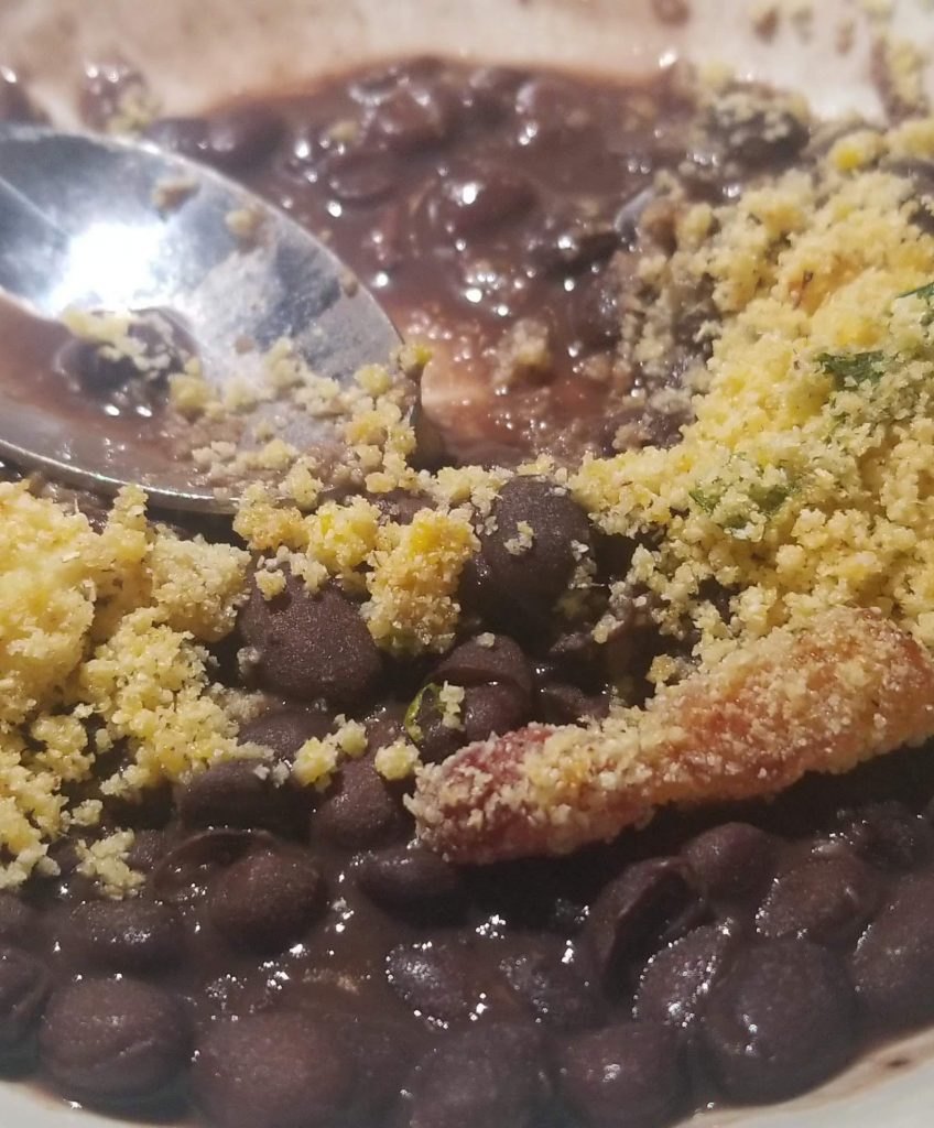 Feijoada with farofa