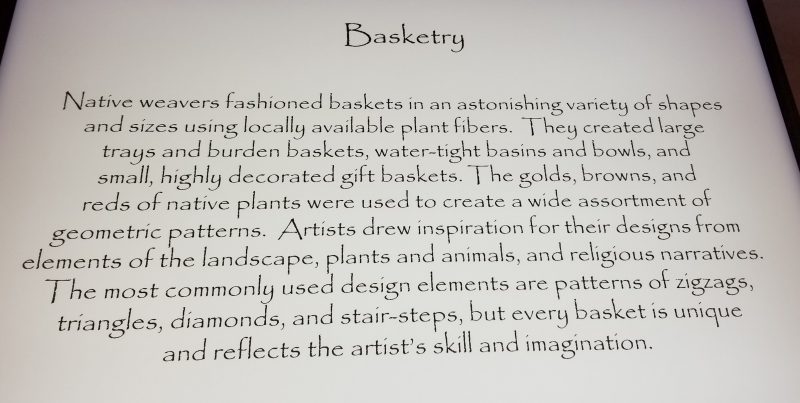 Basket description