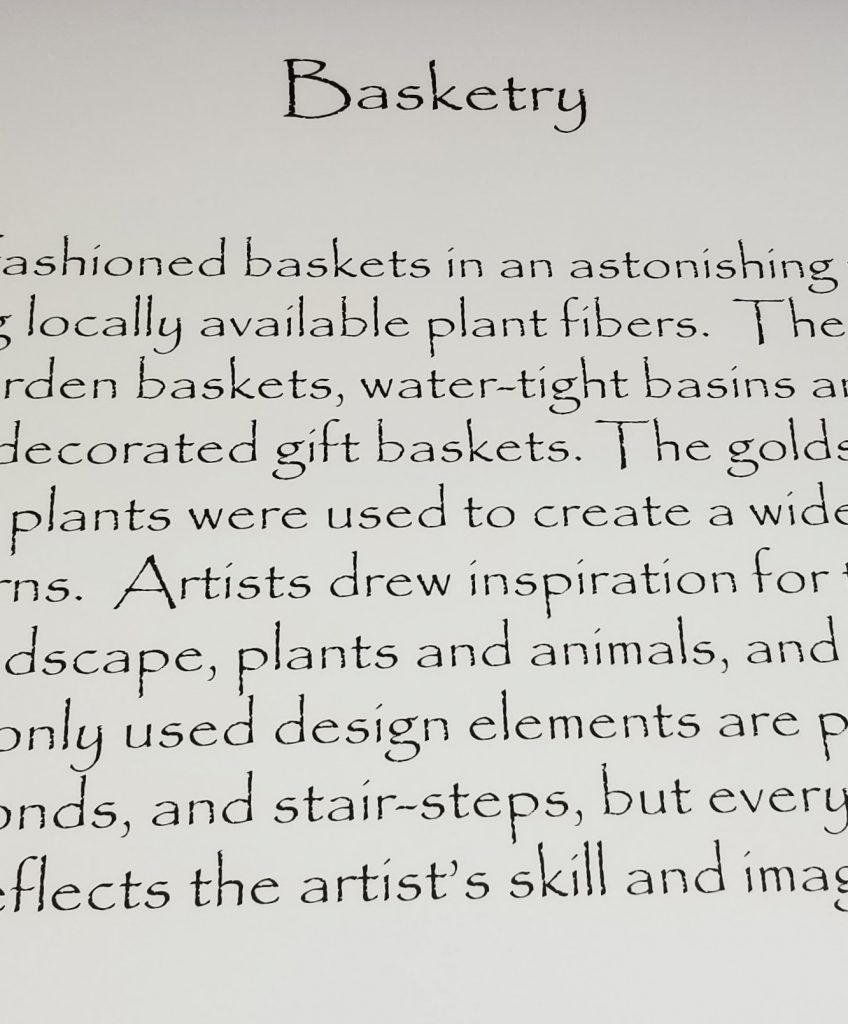 Basket description