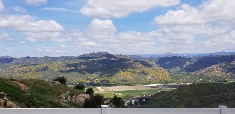 San Pasqual Valley - view from Speckle Rock Winery