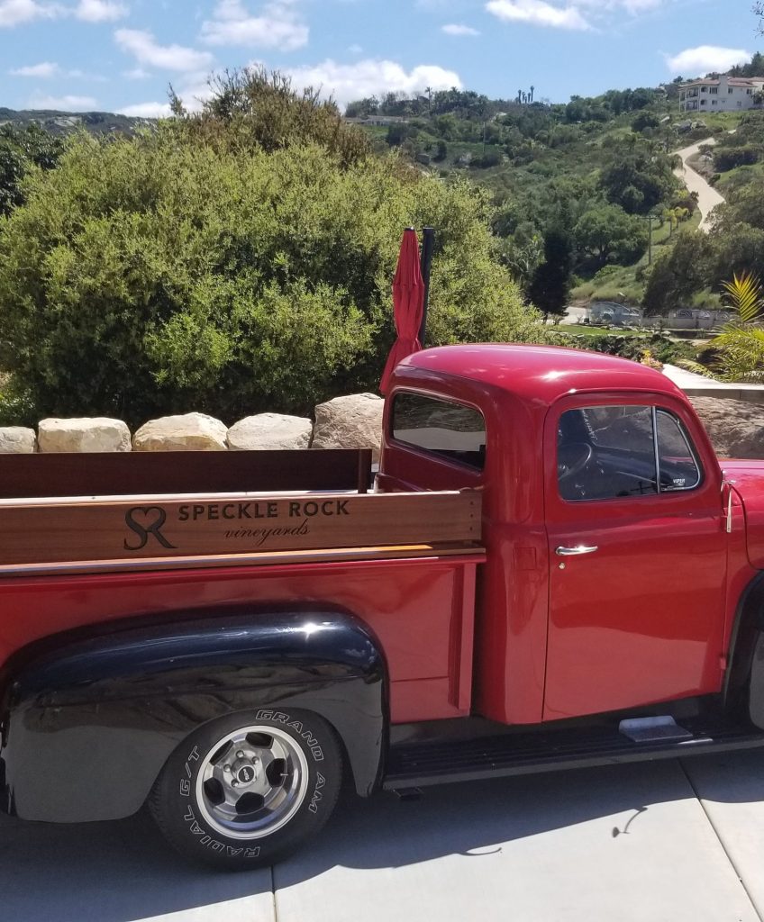 Speckle Rock Vineyard Truck