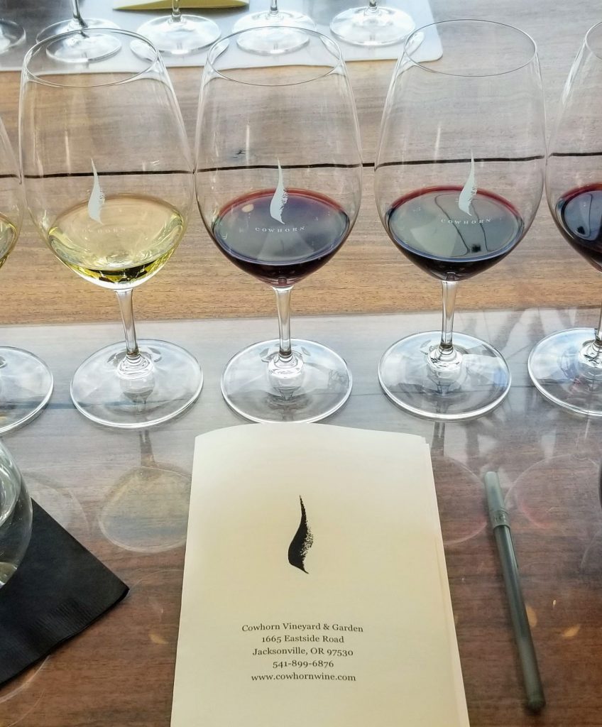 Our tasting lineup