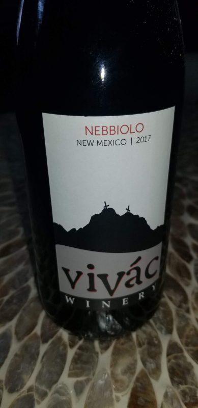 Vivac Winery 2017 Nebbiolo