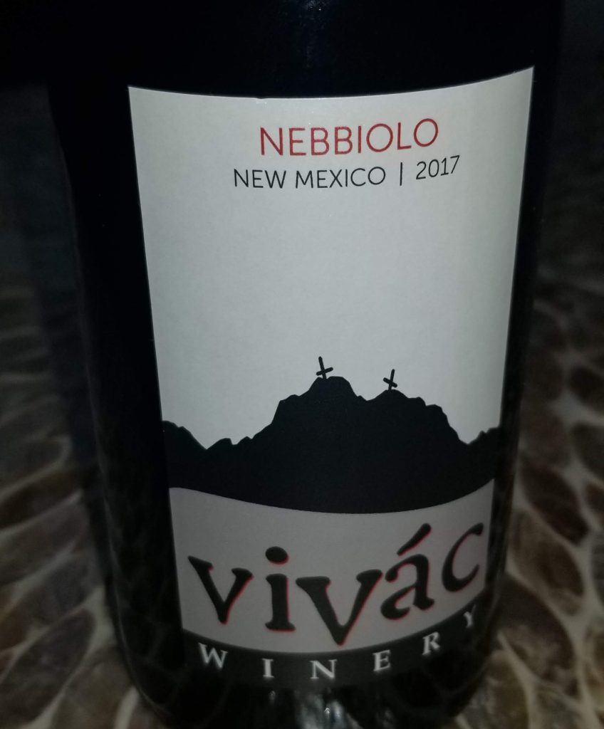 Vivac Winery 2017 Nebbiolo