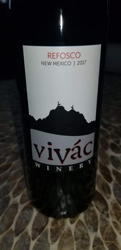 Vivac Winery 2017 Refosco