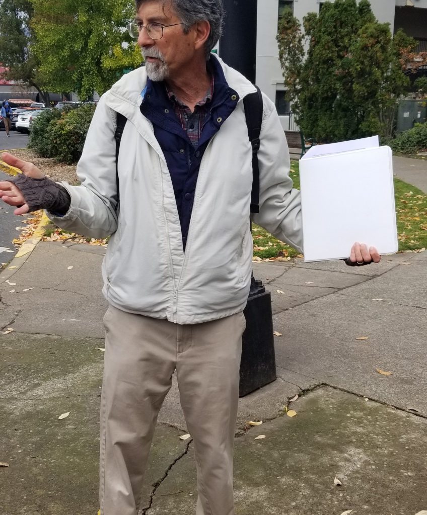 Local guide Peter Finkle with Walk Ashland