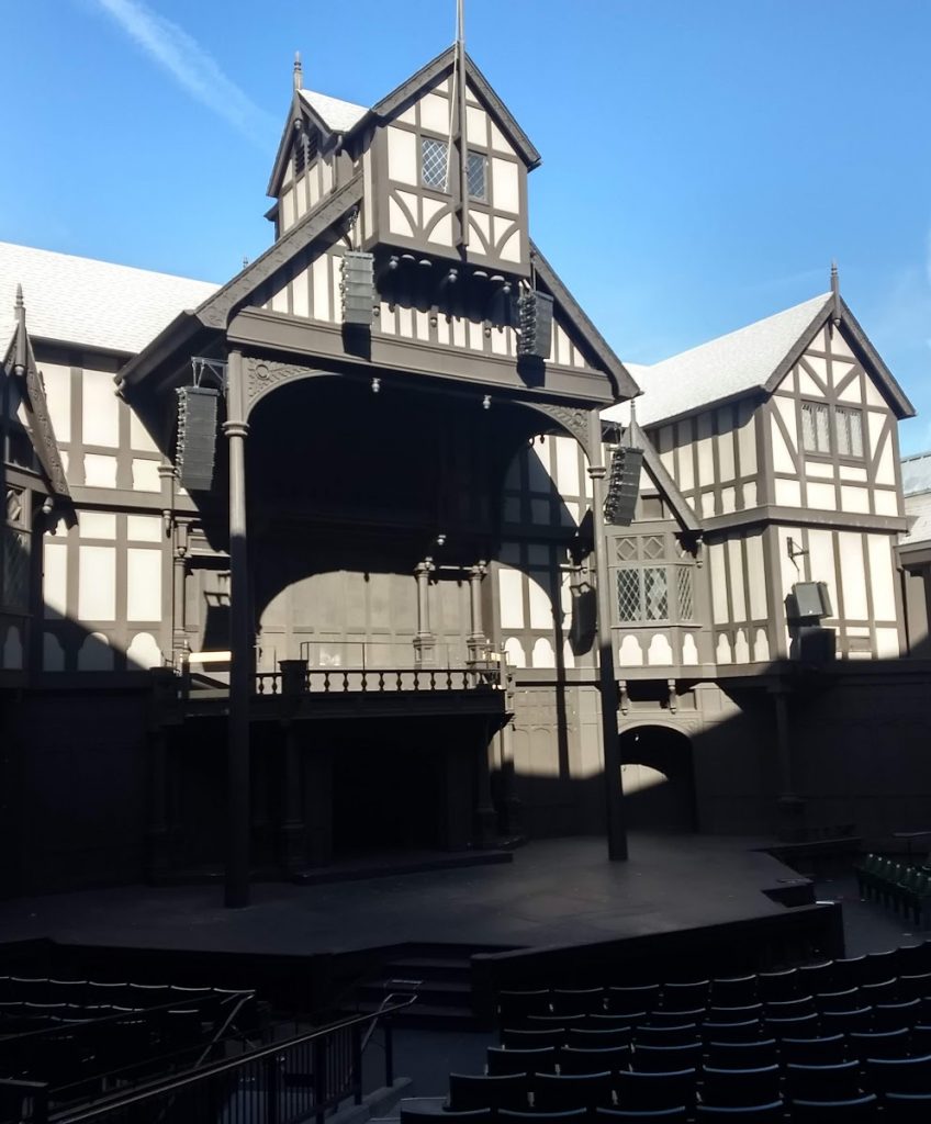 Stage at Elizabethan Theater Photo by Don Soderling