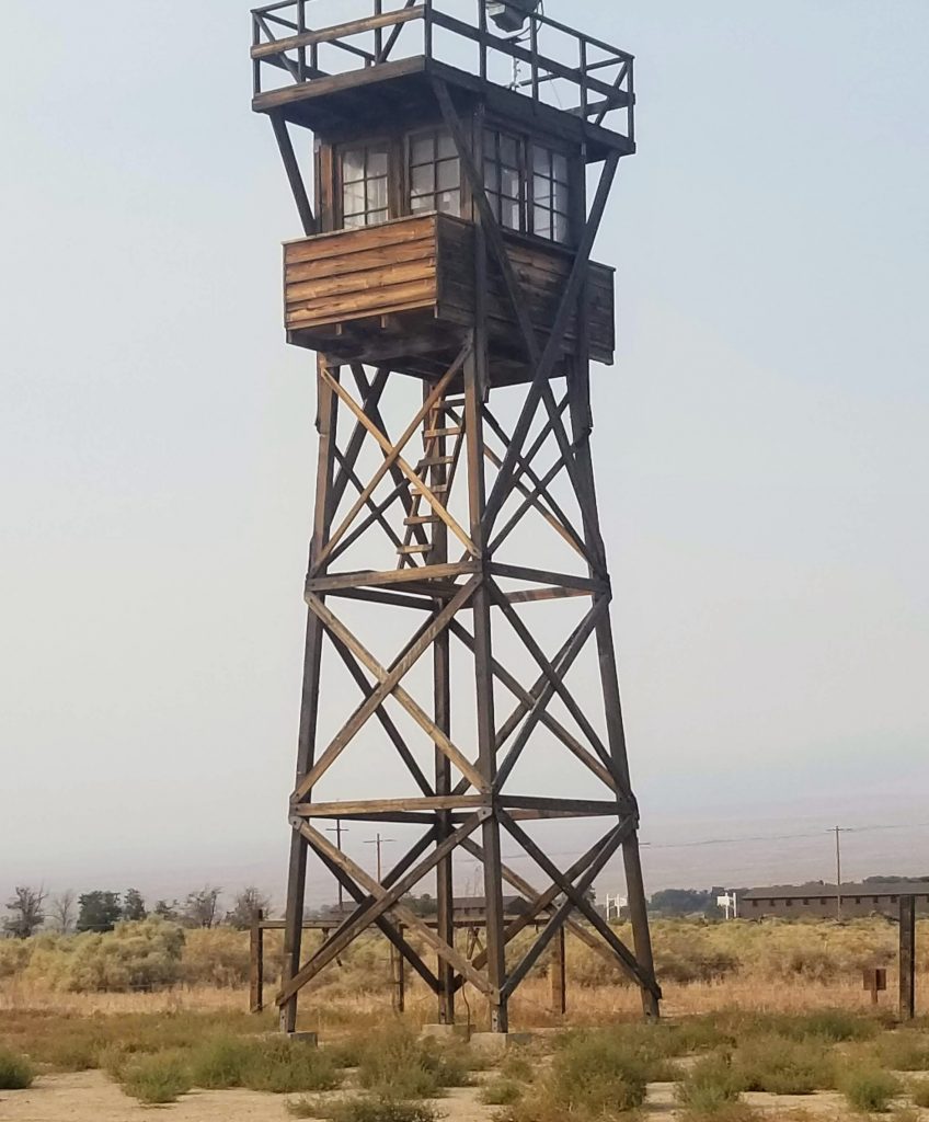 Guard overlook at the entrance