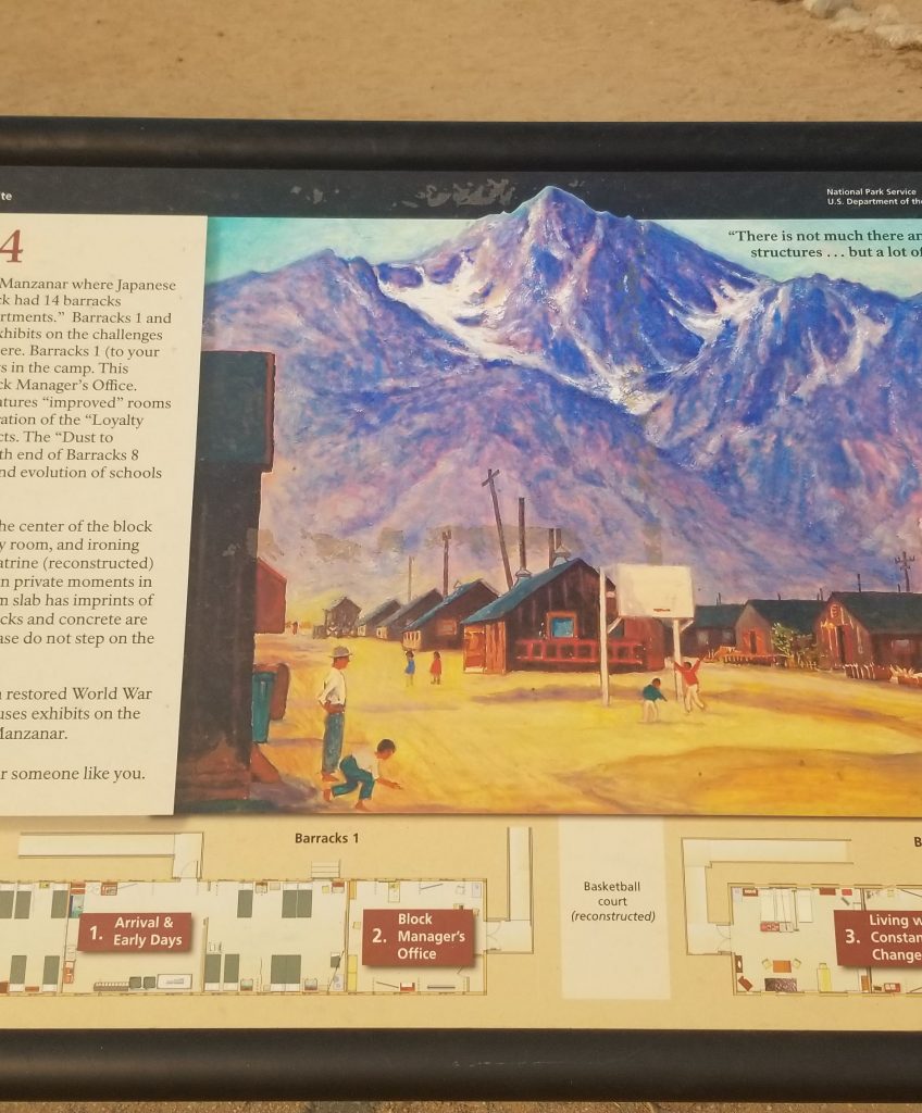 Artist rendition of barracks area