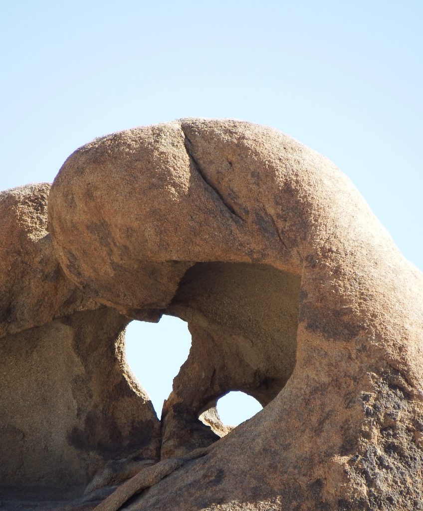Rock formations in the Alabama Hills