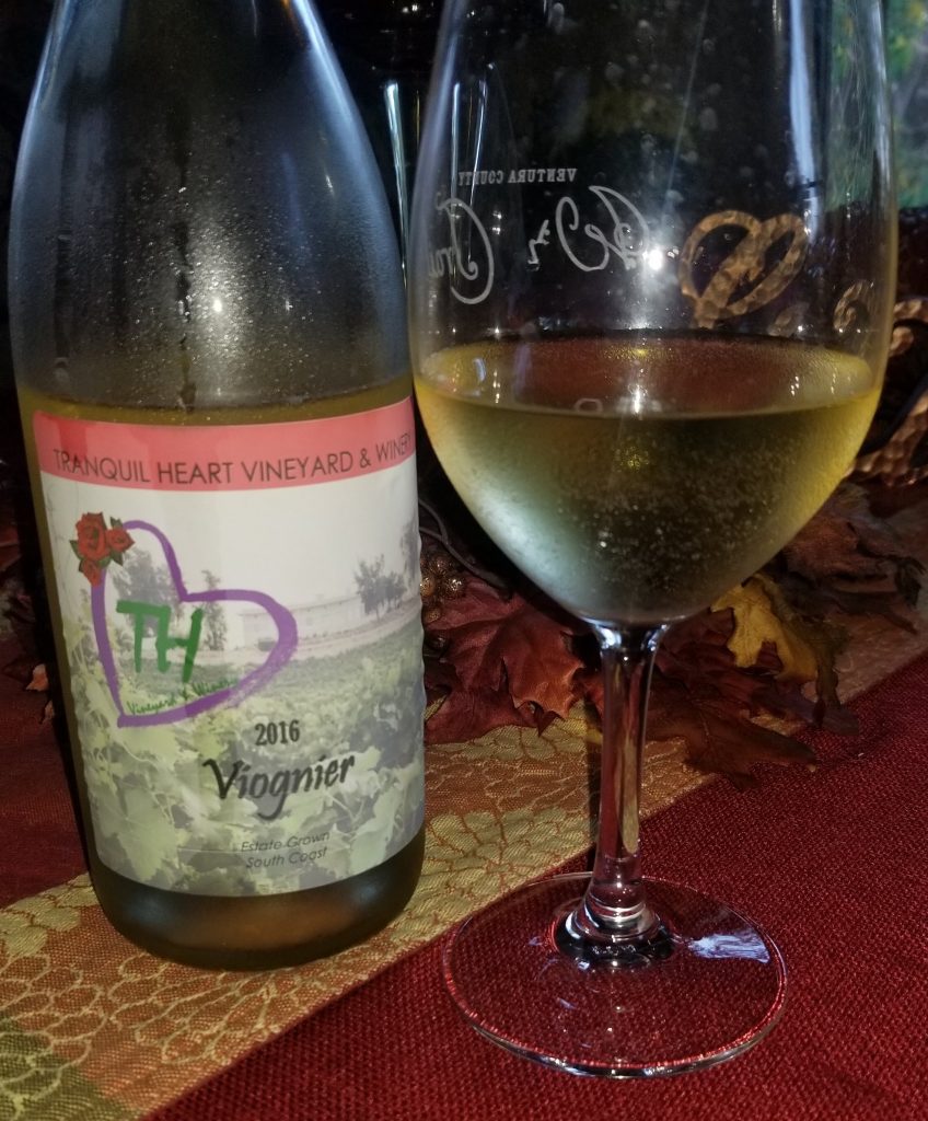 Viognier from Tranquil Heart Winery