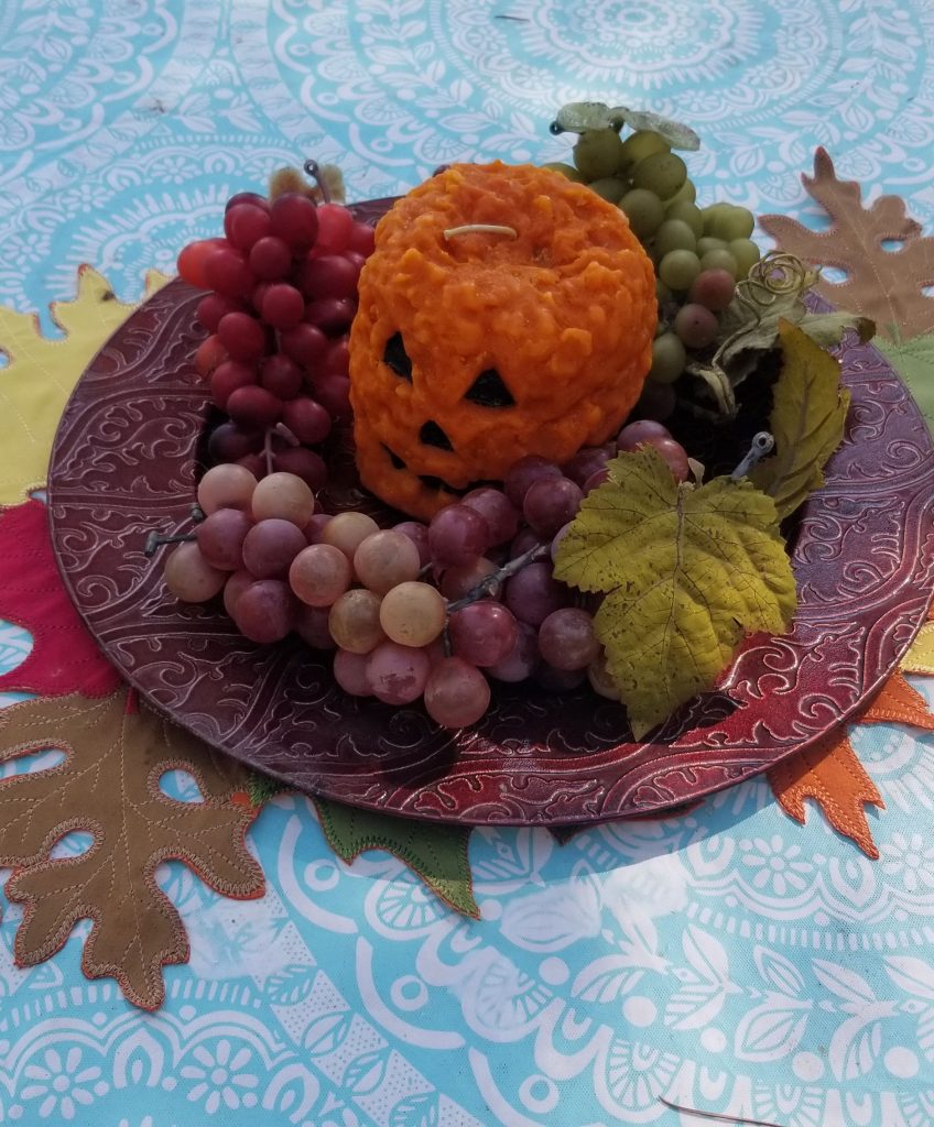 Fall table setting