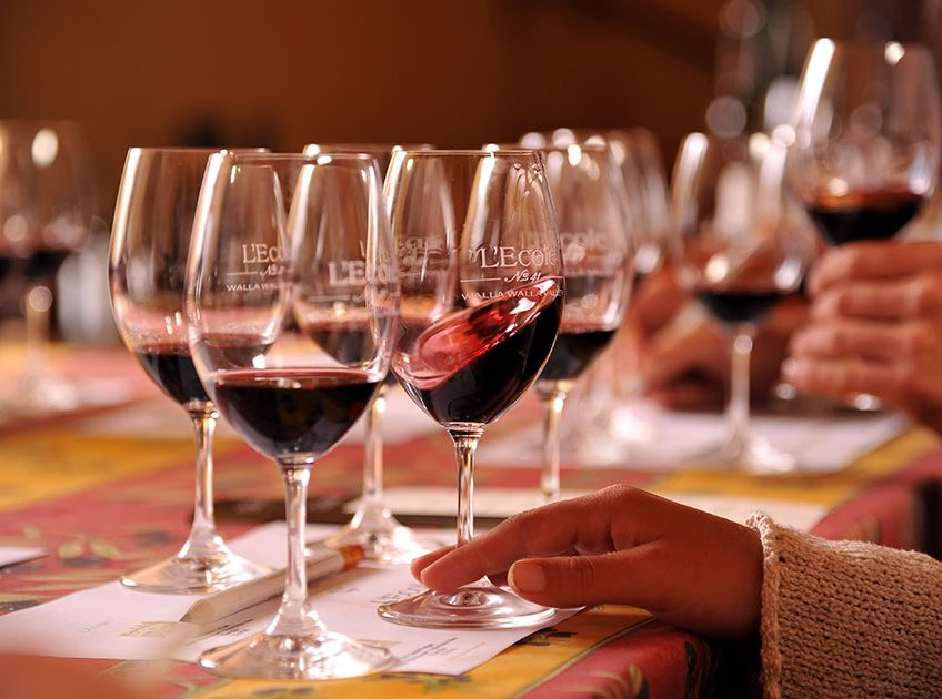 L'Ecole Wine Tasting