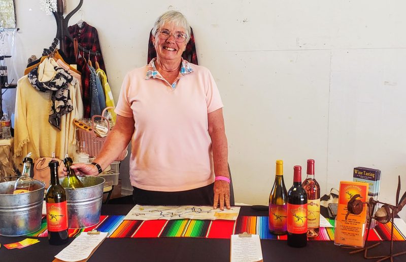 Sue Robinson, Winemaker and co-owner of Correcaminos Winery 