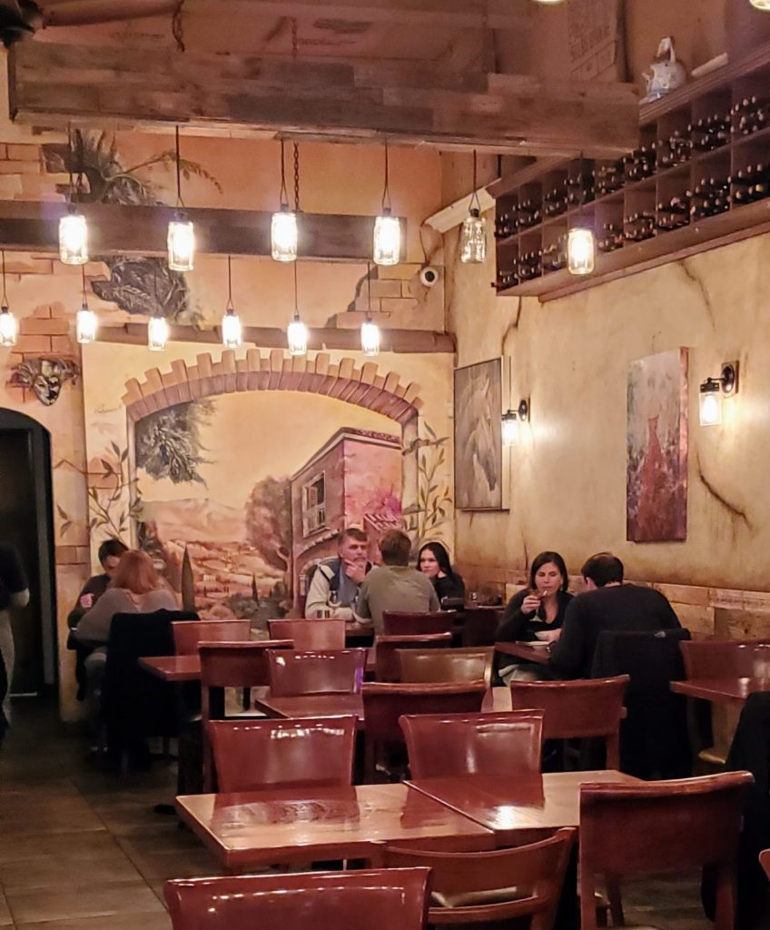 Antica Trattoria Dining room