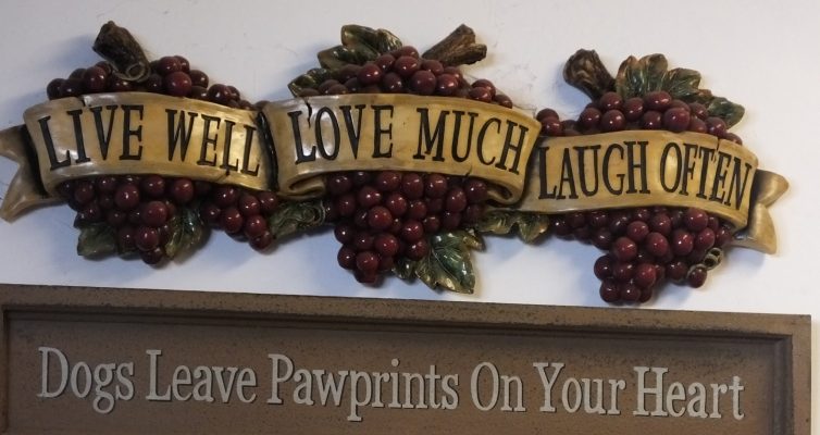 Woof n Rose Winery motto